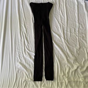 Boob design black leggings (tights) size medium